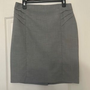 New York and Company Grey Pencil Skirt